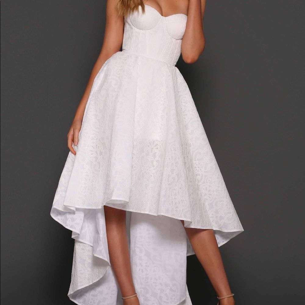 Elle Zeitoune Gianna Gown in White